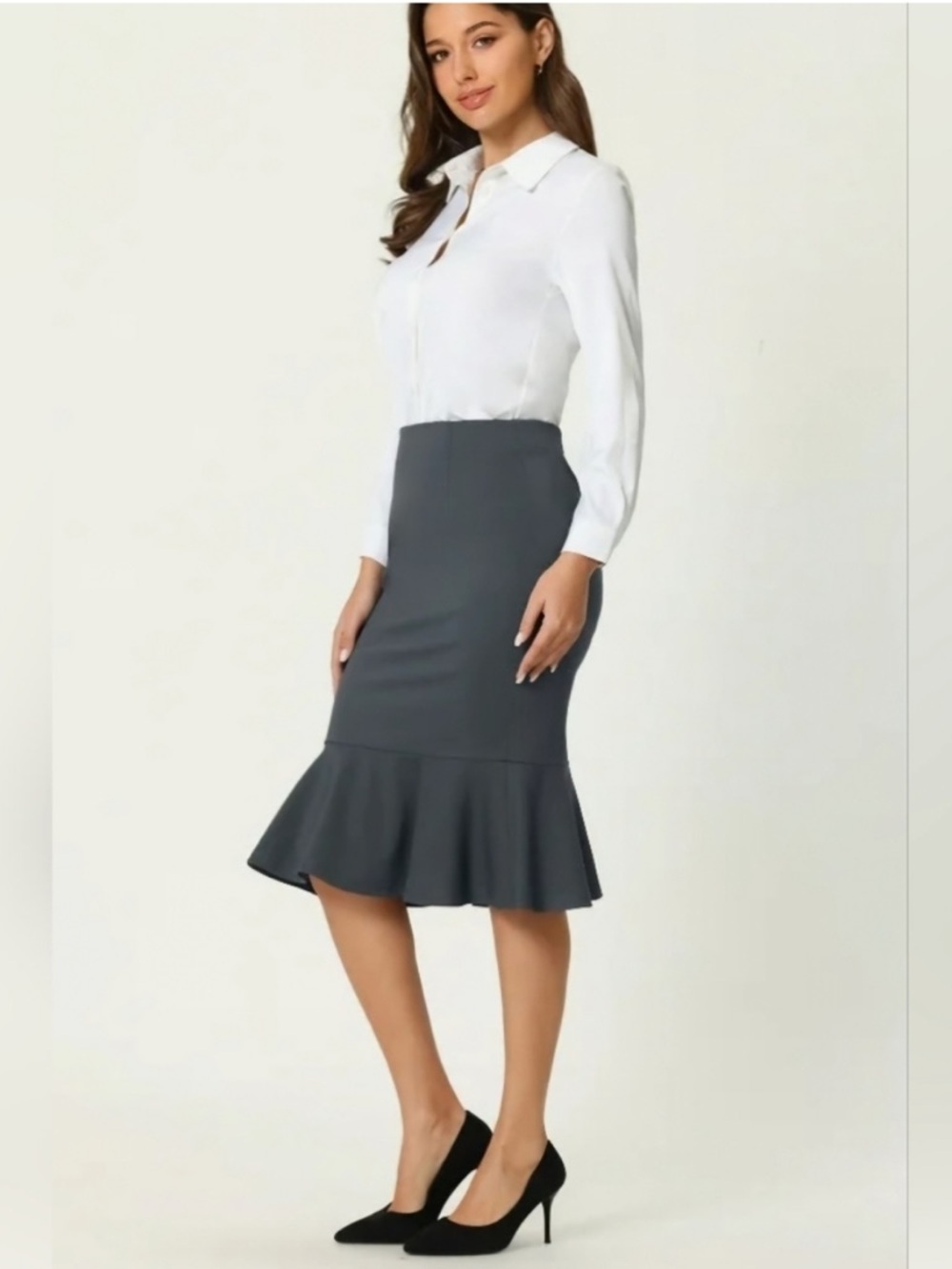 Kate Kasin Mermaid Pencil Skirt